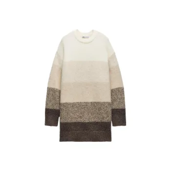 ZARA Long-Sleeved Dresses Women's Multicolor