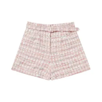 Self-portrait Casual Shorts Women's Pink