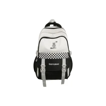 H YXIANG Nylon Backpack Unisex Multicolor