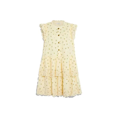 COACH Sleeveless Dresses Women's Cream