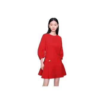 JZ. ANNAKRO Long Sleeved Dress Women's Red