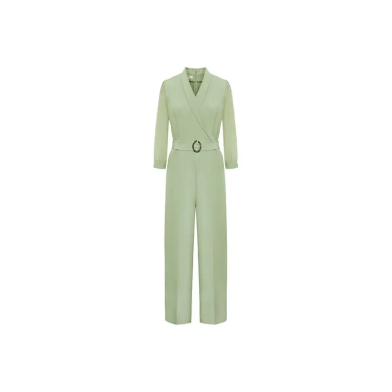 BBLLUUEE Jumpsuit Women's Avocado Green-0