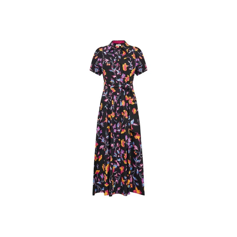 Diane Von Furstenberg SS25 Short-Sleeved Dresses Women's Black-0