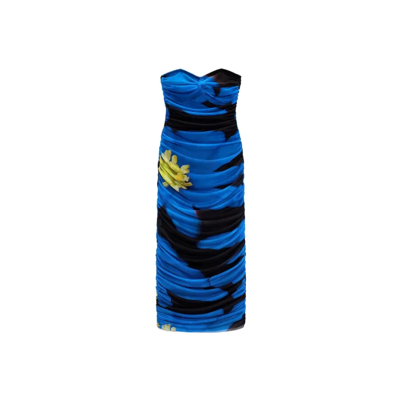 ZARA Sleeveless Dresses Women's Green-0