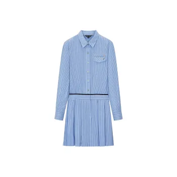 Teenie Weenie Long Sleeved Dress Women's Blue