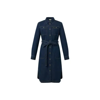 HAZZYS Long Sleeved Dresses Women's Dark Navy Blue