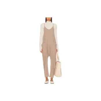 FREE PEOPLE Overalls Women's Light Coffee