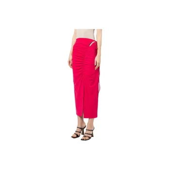 Self portrait Gathered Midi Skirt