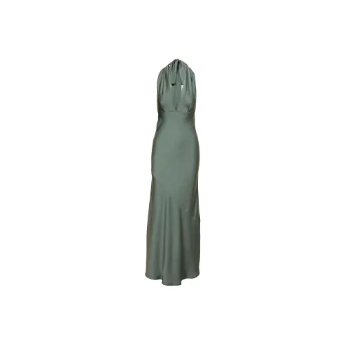 PRINCESS POLLY wiburgLAN MAXI DRESS Slip Dresses Women's GREEN/Green