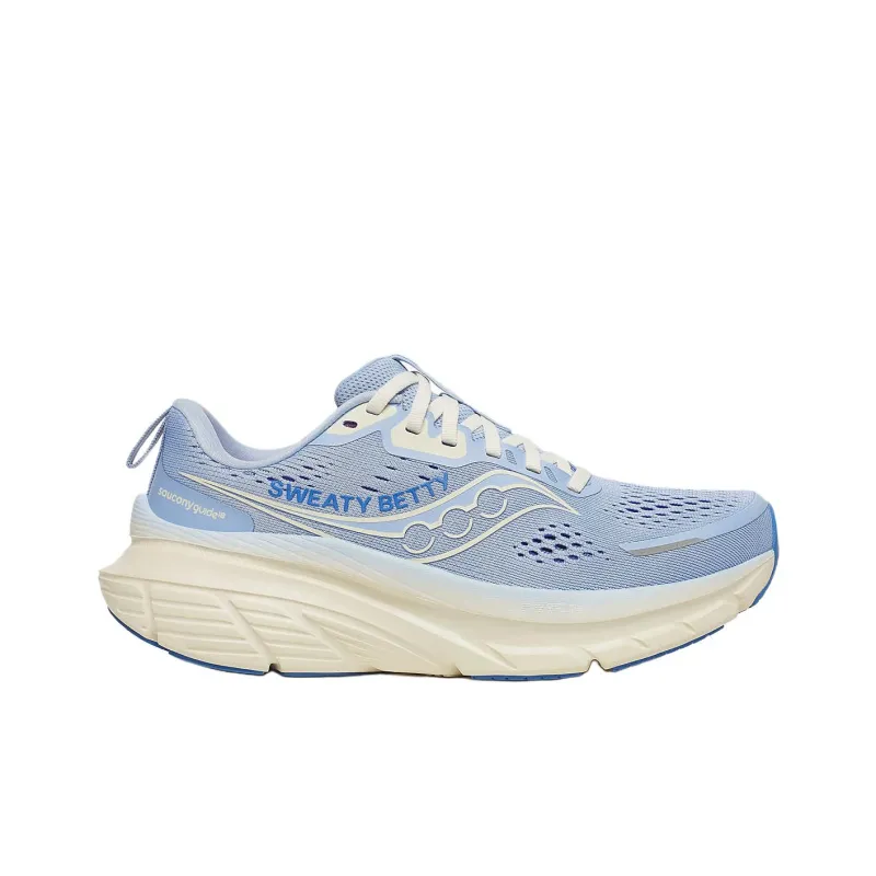 Sweaty Betty x Saucony Guide 18 Cushioning Slip Resistant Low Top Running Shoes Women's Blue-1