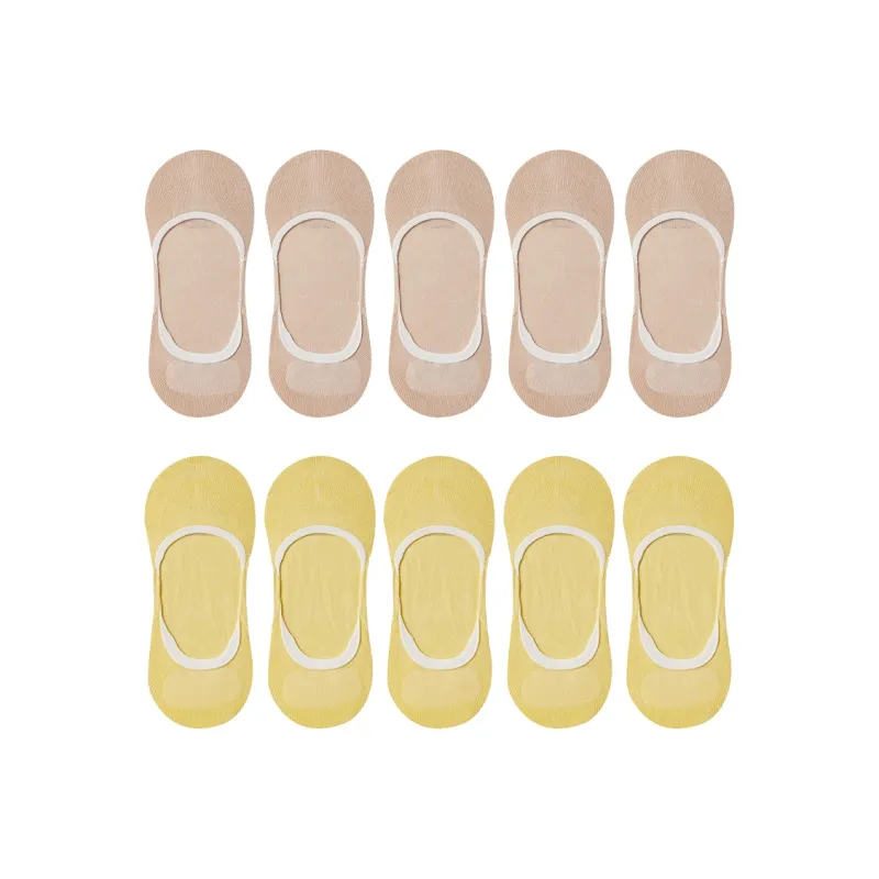 Cotton Gene No Show Socks Women's Combo Set-22