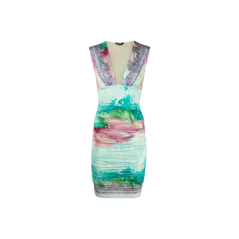 Just Cavalli Sleeveless Dresses Women's Multicolor-0