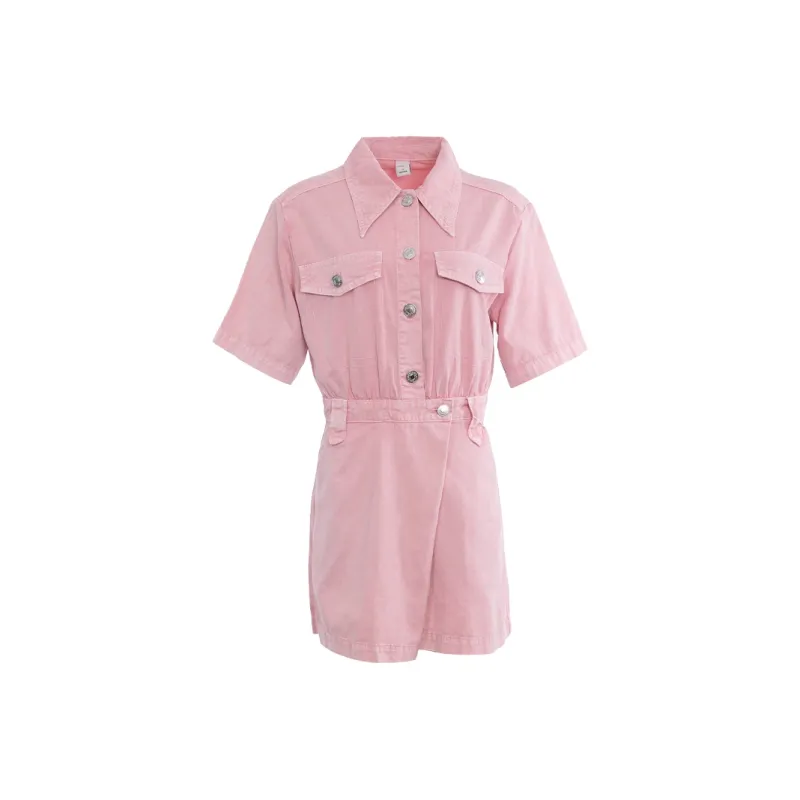 JESSYLINE Short Sleeved Dress Women's Light Pink-0