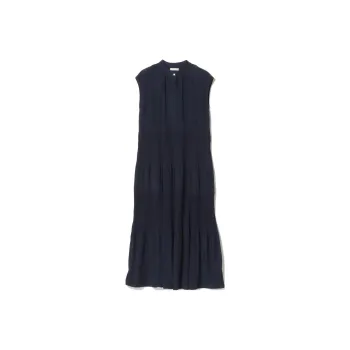 Beams Sleeveless Dresses Women's Army Blue