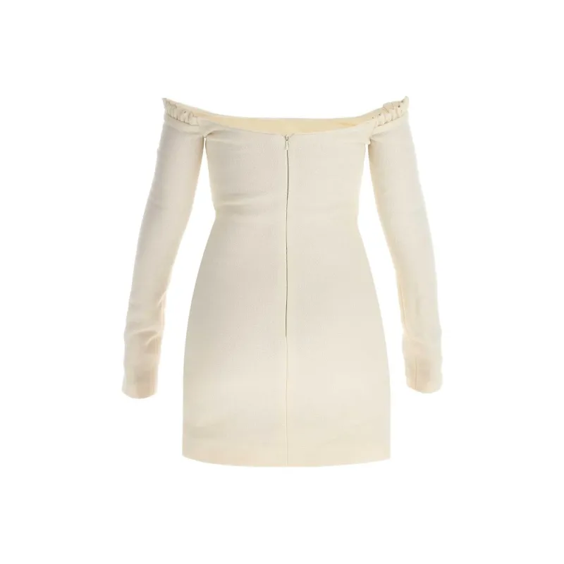 KHAITE Octavia Dress 'Bone'-0