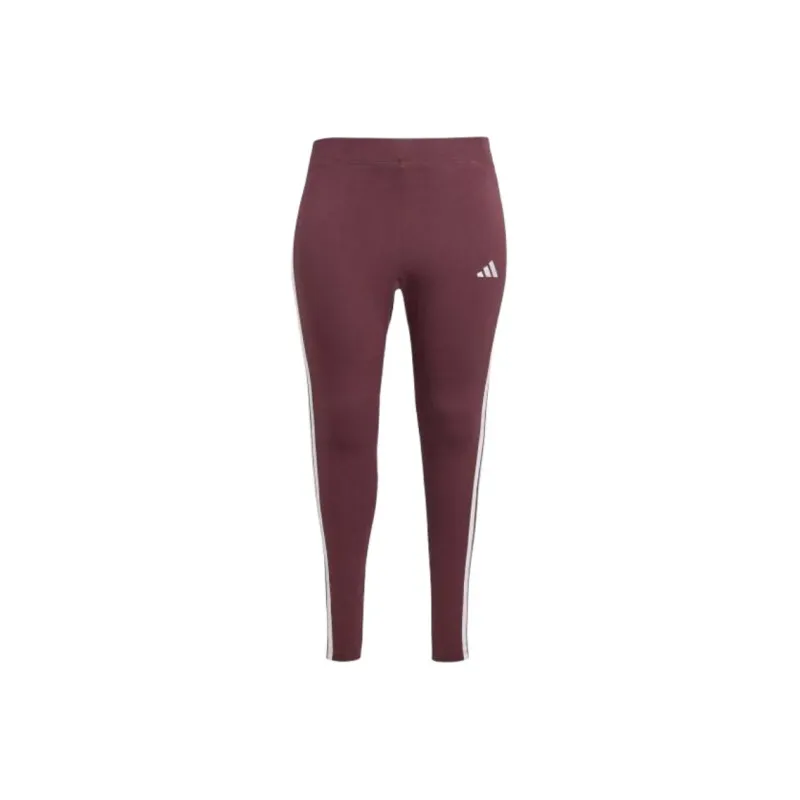 Adidas Free Shipping With AdiClub Essentials 3 Stripes Cotton Leggings Plus Size-0