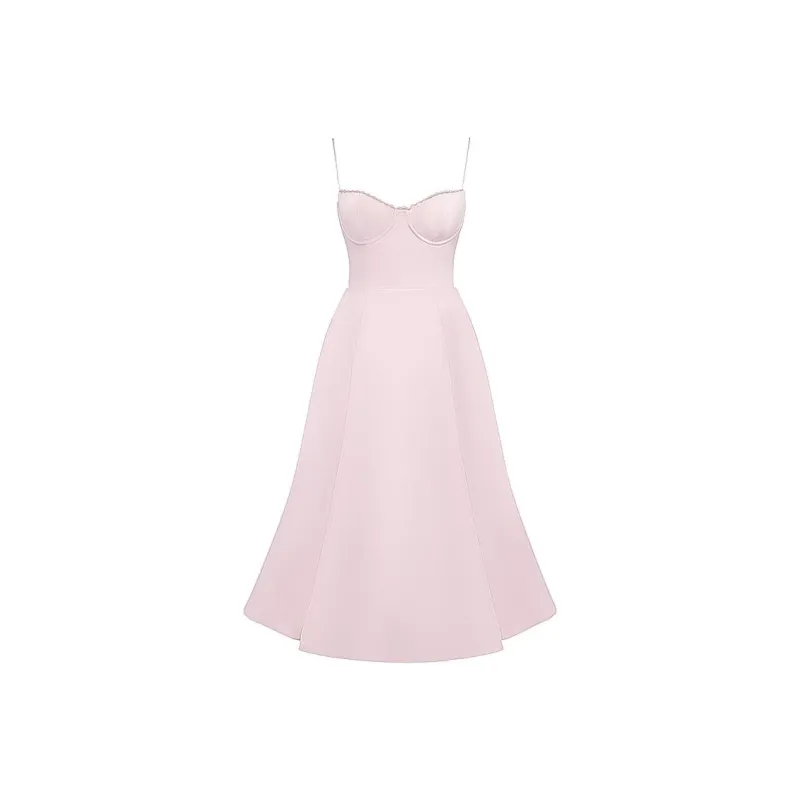 HOUSE OF CB MADEMOISELLE Slip Dress Women's BALLERINA PINK/Ballet Pink-0