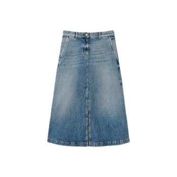 Twinset Denim Midi Skirt