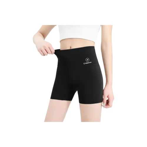 Ya Sheep People Casual Shorts Women's Black