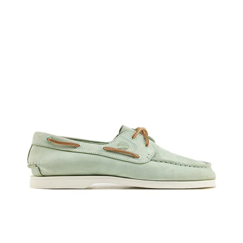 Timberland Classic Boat Shoes Women's Light Green-1