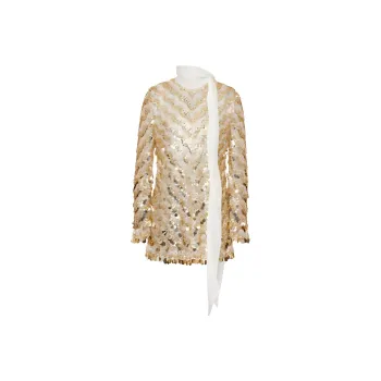 Valentino Long-Sleeved Dresses Women's Yellow