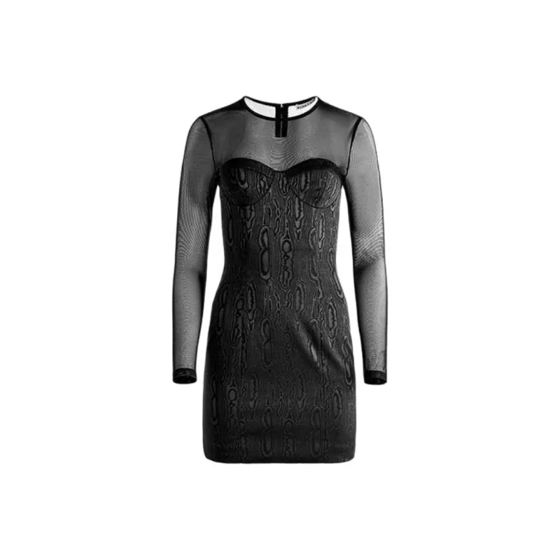 ALICE+OLIVIA Long-Sleeved Dresses Women's Black-0