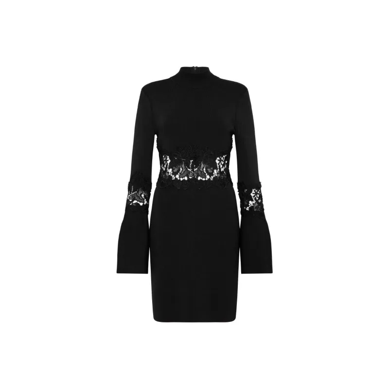 Rebecca Vallance Vera Knit Mini Dress-0