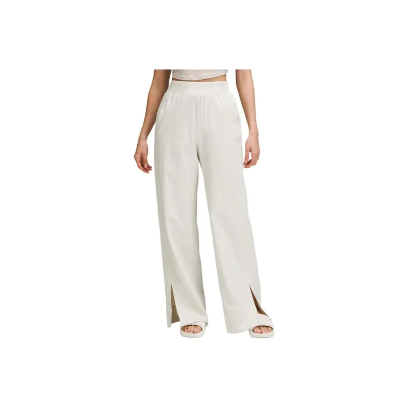 Lululemon Stretch Woven Wide Leg High Rise Pants Asia Fit Knitted Sports Pants Women's-2