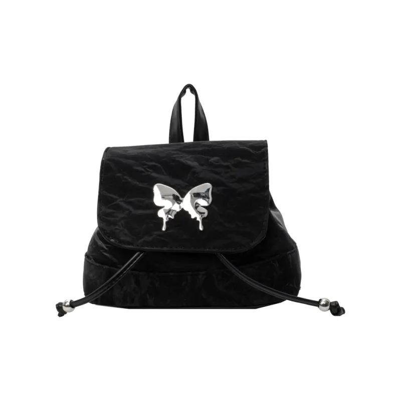 RIVMIND PU Backpack Portable Regular Women's White/Silver/Black/Pink-14