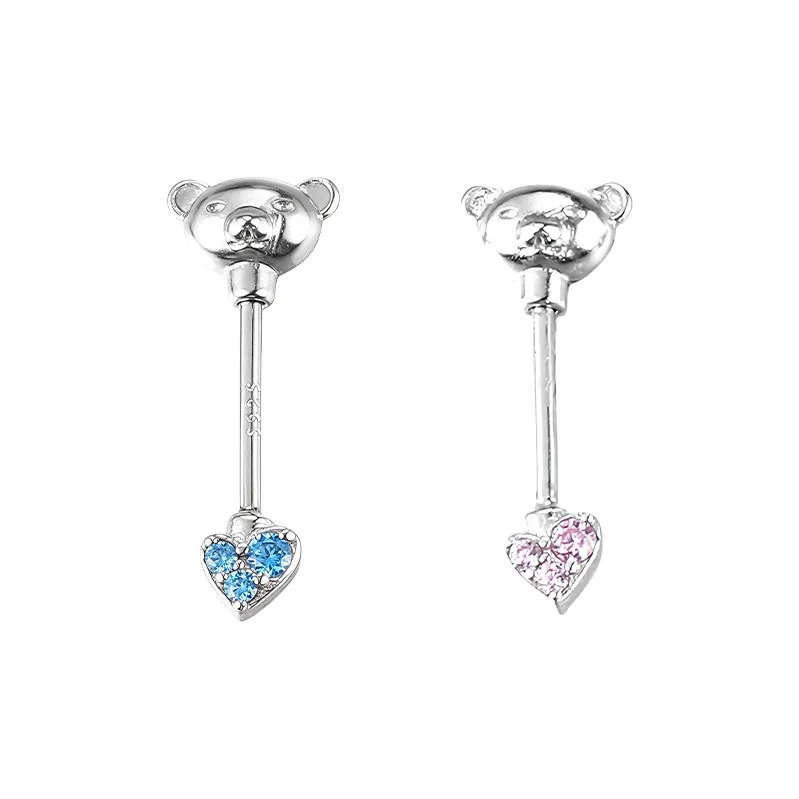 EAR PARTNER 925 Sterling Silver Stud Earrings Women's-10