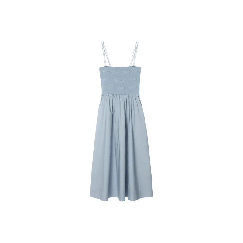 COS Slip Dress Women's Haze Blue-0
