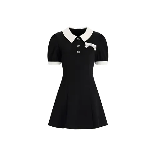 KEAB Short Sleeved Dresses Women's Black