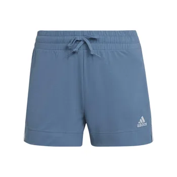 Adidas Essentials Slim 3-Stripes Shorts Casual Shorts Women's Reconstructed Blue
