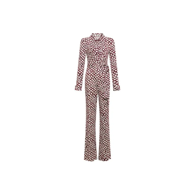 DVF Michele Dot-pattern Jumpsuit-0
