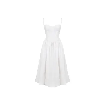 HOUSE OF CB KELLY Slip Dress Women's White/White