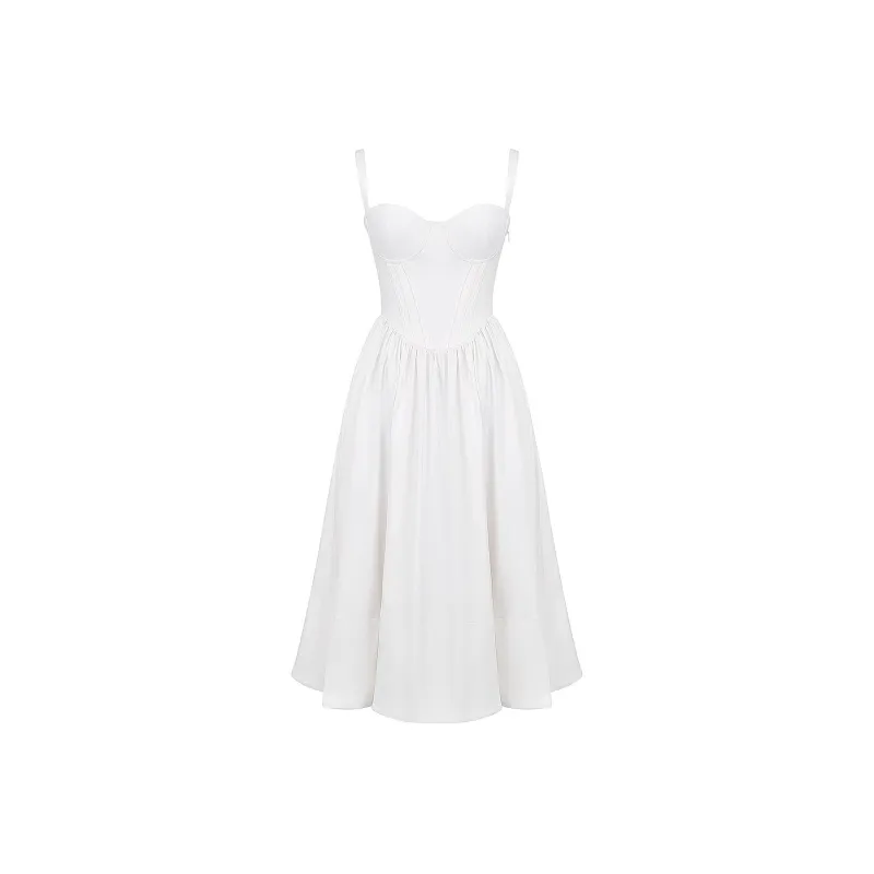 HOUSE OF CB KELLY Slip Dress Women's White/White-0