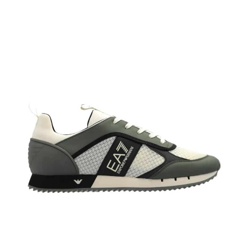 EMPORIO ARMANI EA7 Low Top Casual Shoes Men's Green-1