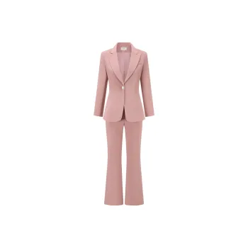 ONE SHALLOW Business Suits Women's Coral Pink
