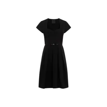 Givenchy 4G Bow Short Sleeved Mini Dress