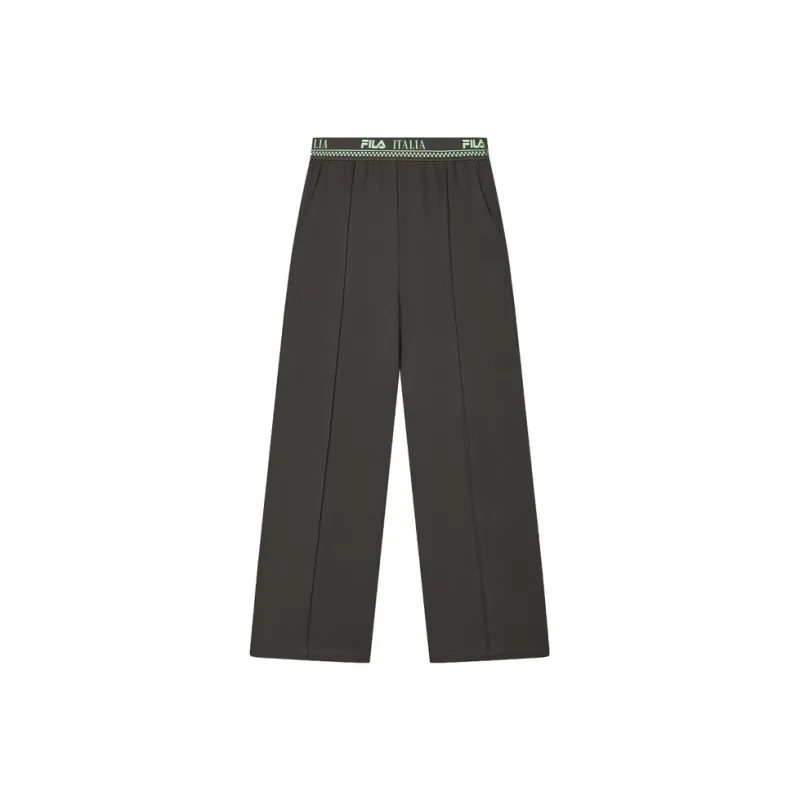 FILA Knitted Sweatpants Women's Morning Night Gray-0