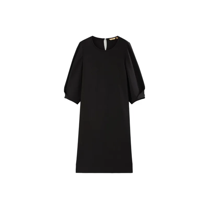 INSUN Long Sleeved Dresses Women's Black-0