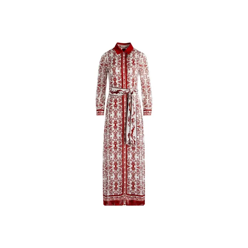 ALICE+OLIVIA Long-Sleeved Dresses Women's Red-0