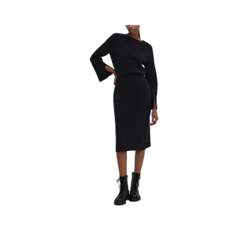 UNIQLO X Clare Waight Keller Co-branded Collection Long-Sleeved Dresses Women's Black
