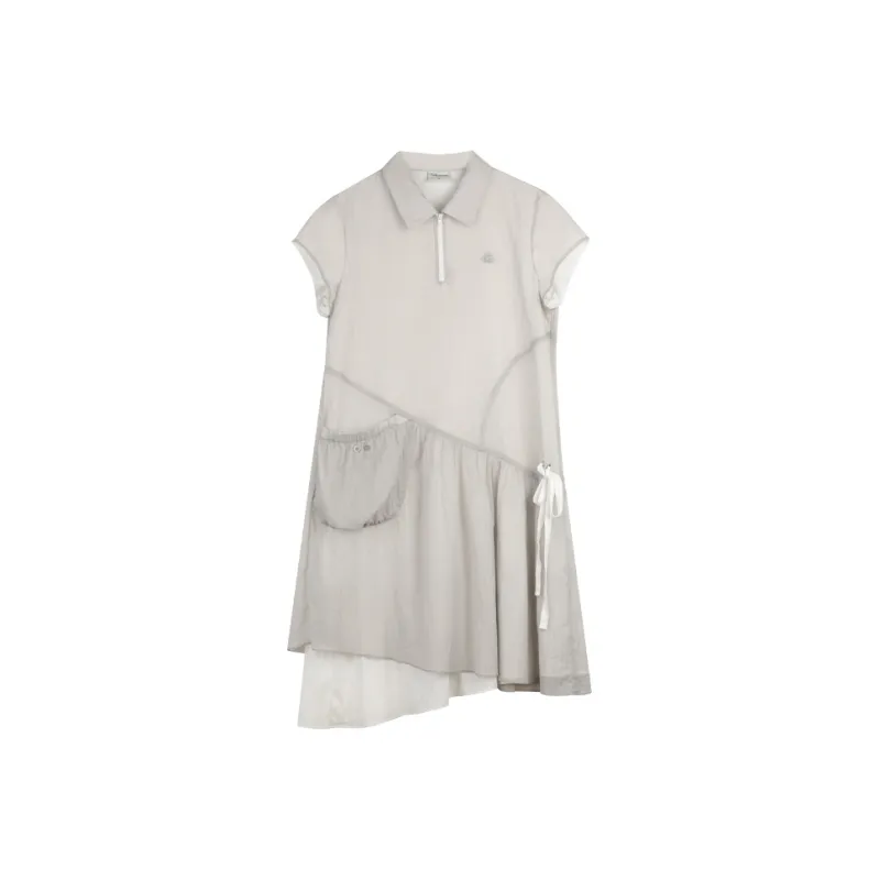 TAKEANAP Short Sleeved Dress Women's-0