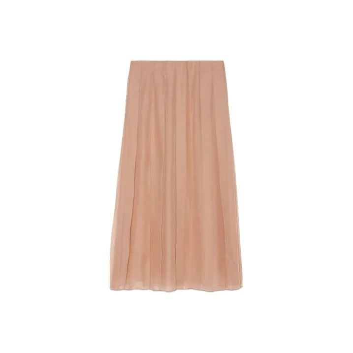 GUCCI Chiffon Pleated Mid length Skirt-0