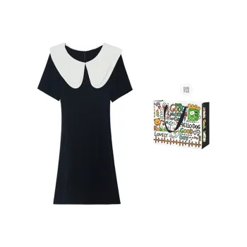 BVODE Short Sleeved Dress Women's Black