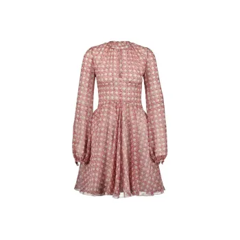 Giambattista Vall Polka dot Flared Minidress