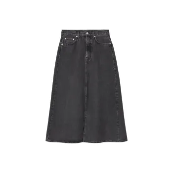 COS Denim Long Skirts Women's Black