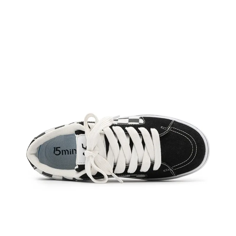 15 MINS Slip Resistant Cushioning Low Top Skateboard Shoes Unisex-2