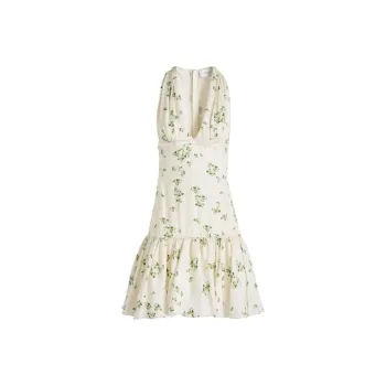 Giambattista Vall Lucky Love Silk Minidress